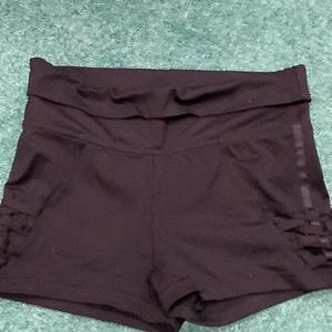 Bloch Dance Shorts w/ decorative ribbon sides- Medium